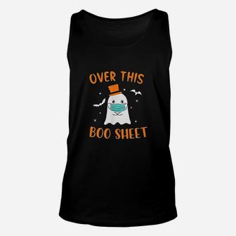 Over This Boo Sheet Unisex Tank Top | Crazezy AU