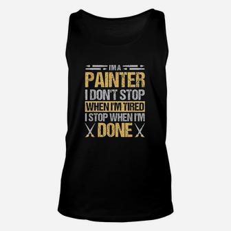 Painting Tool Gift For House Painter Unisex Tank Top | Crazezy DE