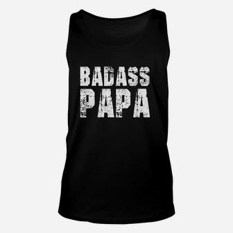 Papa Awesome Parenting Dad Unisex Tank Top | Crazezy DE