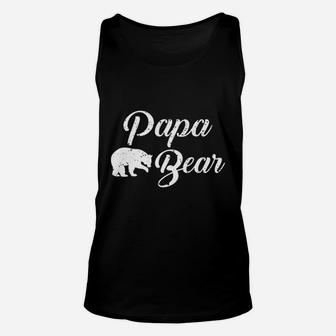 Papa Bear Unisex Tank Top | Crazezy UK