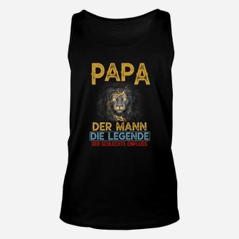 Papa Der Mann Die Legende TankTop - Seseable