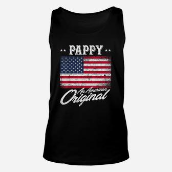 Pappy An American Original America Flag Shirt Unisex Tank Top - Thegiftio UK