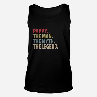 Pappy The Man The Myth The Legend Unisex Tank Top | Crazezy DE
