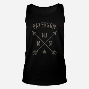 Paterson Nj T Shirt Cool Vintage Retro Style Home City Unisex Tank Top | Crazezy
