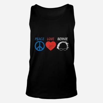 Peace Sign Love Heart Unisex Tank Top | Crazezy CA