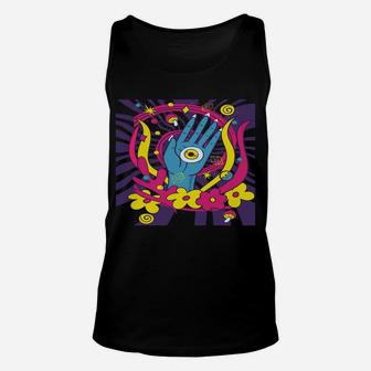 Peace Sign Love Shirt 60S 70S Tie Dye Hippie Costume Gift Unisex Tank Top | Crazezy