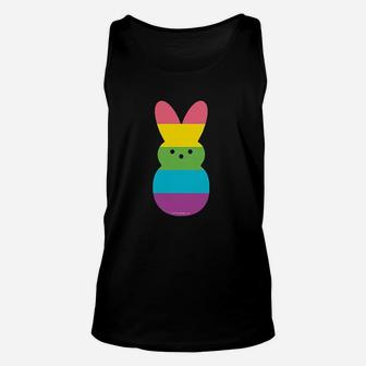 Peeps Rainbow Bunny Peep Unisex Tank Top | Crazezy CA