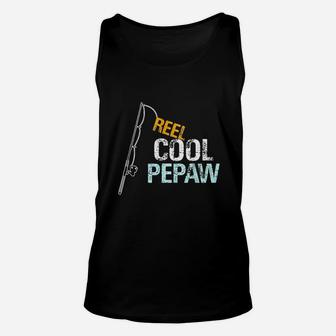 Pepaw Gift From Granddaughter Grandson Reel Cool Pepaw Unisex Tank Top - Thegiftio