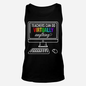 Personal Computer Teachers Can Do Virtually Anything Lgbt Unisex Tank Top - Monsterry