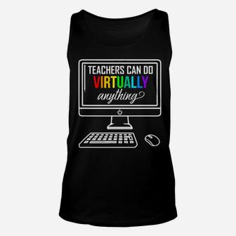 Personal Computer Teachers Can Do Virtually Anything Lgbt Unisex Tank Top - Monsterry