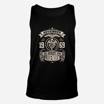 Personalisiertes Geburtstags-Unisex TankTop November 1969, Legenden Design - Seseable