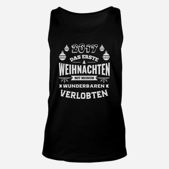 Personalisiertes Weihnachtsshirt für Verlobte 2021, Erstes Fest Zusammen Unisex TankTop - Seseable