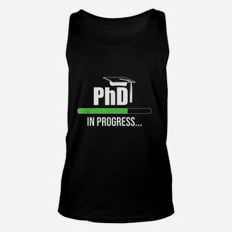 Ph D Student Dissertation Us Flag Doctorate Graduation Unisex Tank Top - Thegiftio UK