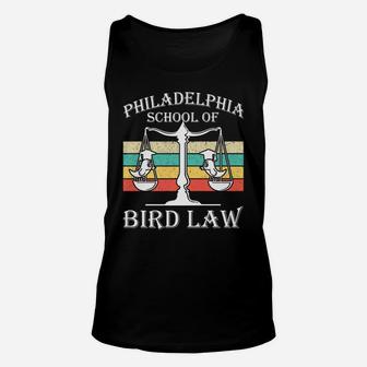 Philadelphia School Of Bird Law Vintage Bird Lover Gift Unisex Tank Top | Crazezy