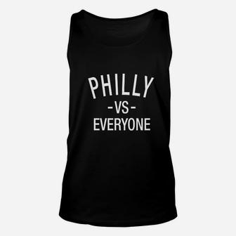 Philadelphia Vs Everyone Philly Sports Fan Graphic Unisex Tank Top - Thegiftio