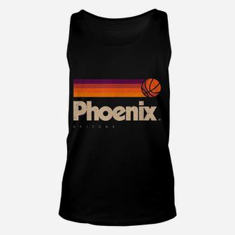 Phoenix Basketball B-Ball City Arizona Retro Phoenix Unisex Tank Top | Crazezy DE