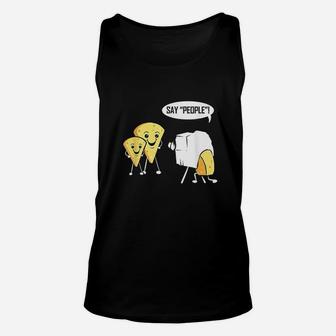 Photography Lover Cheese Say People Unisex Tank Top | Crazezy