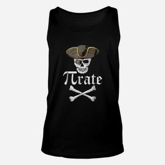 Pi Rate Pirate Funny Mathematical Unisex Tank Top - Thegiftio