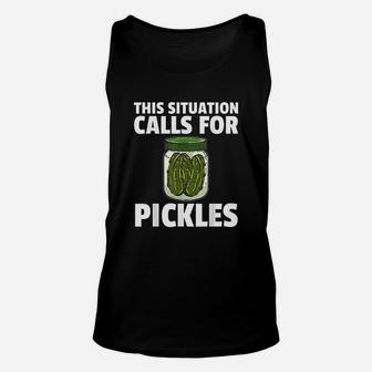 Pickle Gift For A Pickle Lover Unisex Tank Top - Thegiftio