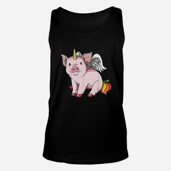 Piggycorn Pig Unicorn Pig Lovers Unisex Tank Top | Crazezy