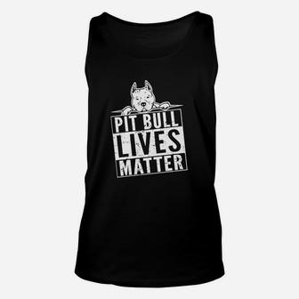 Pit Bull Lives Matte Unisex Tank Top - Thegiftio UK