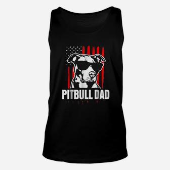 Pitbull Dad American Pit Bull Dog Unisex Tank Top | Crazezy DE