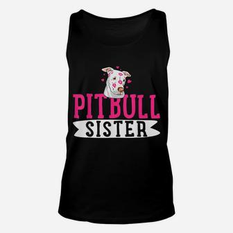 Pitbull Sister Pit Bull Terrier Dog Pibble Owner Unisex Tank Top | Crazezy DE