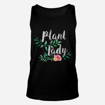 Plant Lady Gardening Flower Lover Gardening Tshirt Unisex Tank Top | Crazezy UK