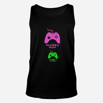 Player 2 And 3 Loading In Combo With Player 1 For New Parent Unisex Tank Top - Thegiftio UK