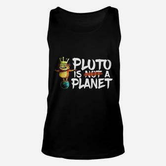 Pluto Is A Planet Unisex Tank Top | Crazezy