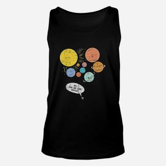 Pluto Planet Funny Solar System Gift Pluto Never Forget Unisex Tank Top - Thegiftio