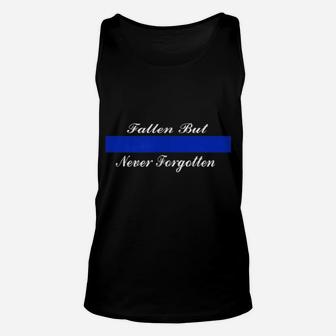 Police Family Crest Support To Some This Is A Line Unisex Tank Top | Crazezy