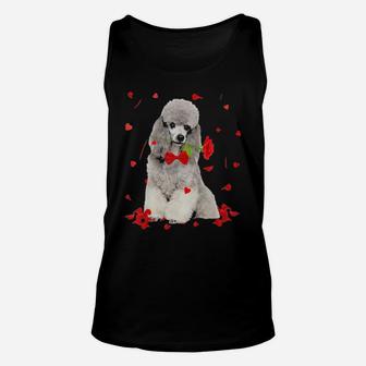 Poodle Dog Valentine's Day Unisex Tank Top - Monsterry AU