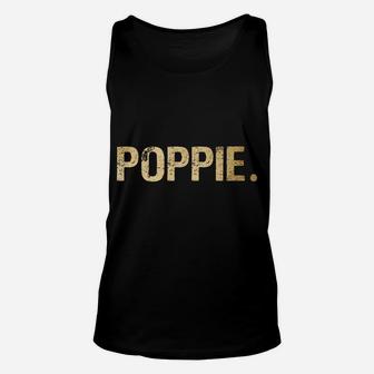 Poppie Gift From Granddaughter Grandson Best Poppie Unisex Tank Top | Crazezy