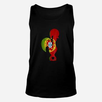 Portugual Rooster Flag Galo De Barcelos Unisex Tank Top - Thegiftio