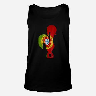 Portugual Rooster Flag Unisex Tank Top - Thegiftio