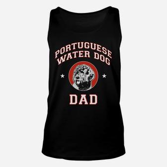 Portuguese Water Dog Dad Sweatshirt Unisex Tank Top | Crazezy UK