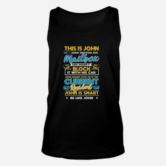 Postal Worker Gifts Funny Mail Carrier Mailman Post Office Unisex Tank Top - Thegiftio UK