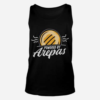 Powered By Arepas Unisex Tank Top | Crazezy