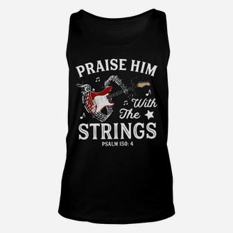 Praise Him With The Strings Unisex Tank Top - Monsterry DE
