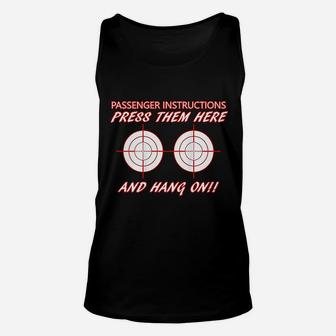 Press Them Here And Hang On Unisex Tank Top | Crazezy CA