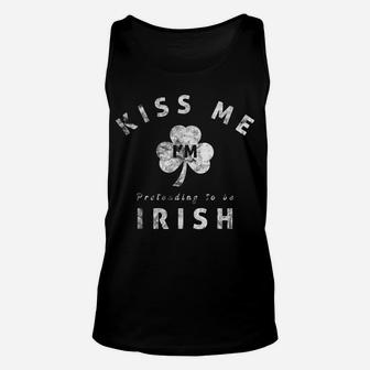 Pretending To Be Irish Vintage St Patrick Day Parody Shirt Unisex Tank Top | Crazezy