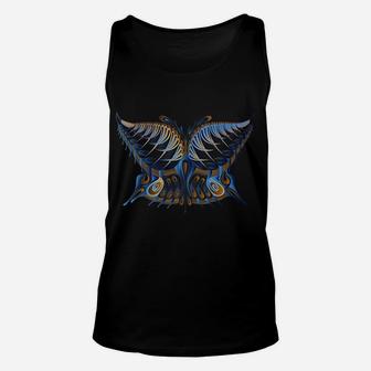 Prismatic Butterfly Butterfly Wing Unisex Tank Top - Thegiftio