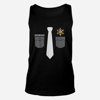 Prison Guard Correctional Officer Police Costume Funny Gift Unisex Tank Top - Thegiftio UK