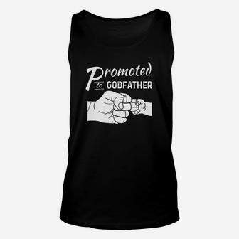 Promoted To Godfather Uncle Unisex Tank Top | Crazezy