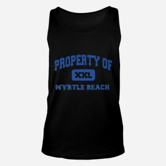 Property Of Myrtle Beach Unisex Tank Top | Crazezy CA