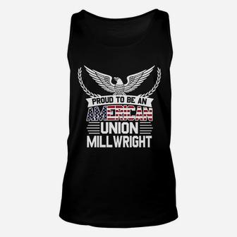 Proud American Union Millwright Unisex Tank Top - Thegiftio UK