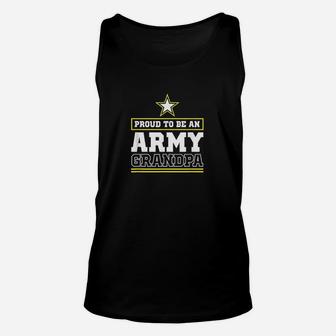 Proud Army Grandpa Proud To Be An Army Grandpa Unisex Tank Top | Crazezy
