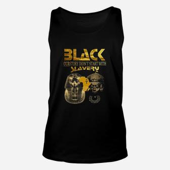 Proud Black African History Our Story Unisex Tank Top - Thegiftio