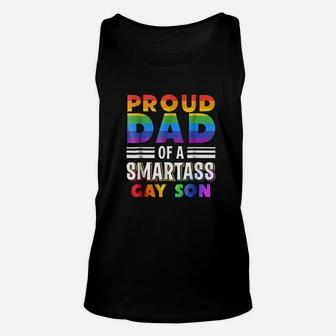 Proud Dad Of A Gay Son Unisex Tank Top | Crazezy UK